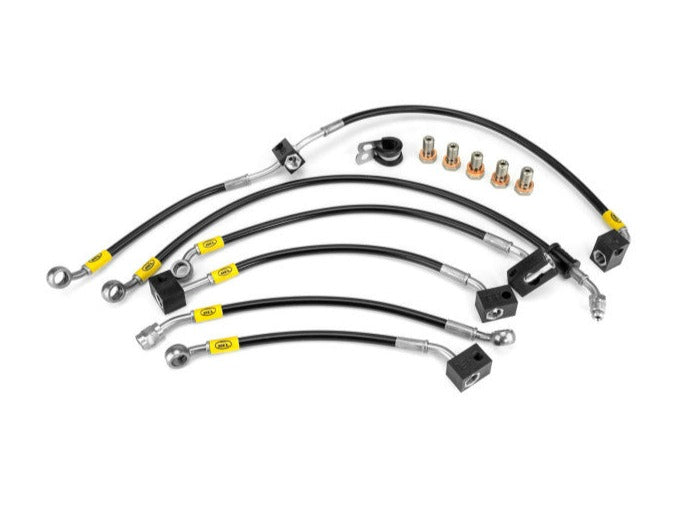 HEL PERFORMANCE HBF2033 Honda CBR650R ABS AK-AP (19/23) Flexible Braided Brake Lines Kit (ABS replacement) – Accessories in the 2WheelsHero Motorcycle Aftermarket Accessories and Parts Online Shop