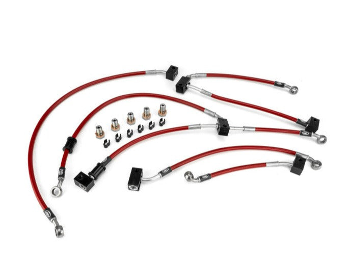 HEL PERFORMANCE HBF2312 Honda CBR600F ABS (11/13) Flexible Braided Brake Lines Kit (ABS replacement) – Accessories in the 2WheelsHero Motorcycle Aftermarket Accessories and Parts Online Shop