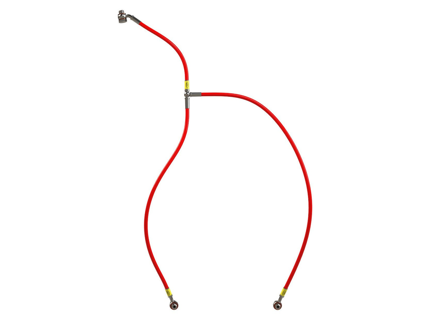 HEL PERFORMANCE HBF0081 Aprilia ETV1000 Caponord (01/03) Flexible Braided Brake Lines Kit (OEM replacement; ABS delete) – Accessories in the 2WheelsHero Motorcycle Aftermarket Accessories and Parts Online Shop