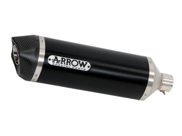 ARROW 71491MI+71807AKN Honda CBR600RR (2013+) Dark Aluminum Slip-on Exhaust "Indy Race" – Accessories in the 2WheelsHero Motorcycle Aftermarket Accessories and Parts Online Shop