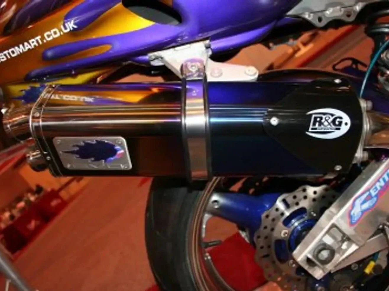 EP0007 - R&G RACING Suzuki GSX-R1000 (07/08) Tri Oval Exhaust Protector (can cover) – Accessories in the 2WheelsHero Motorcycle Aftermarket Accessories and Parts Online Shop