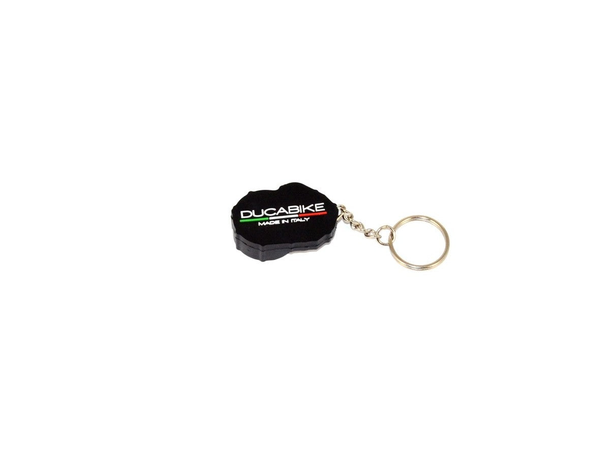DBK DUCABIKE K03 Rubber Key Chain – Merc. in the Motodeal Motorcycle Aftermarket Accessories and Parts Online Shop