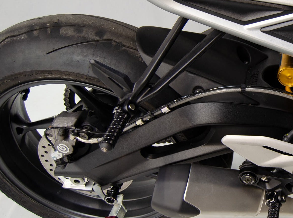 KAPM05 - DBK Triumph Street Triple 765 S / R / RS (2017+) Footpeg Supports (passenger) – Accessories in the Motodeal Motorcycle Aftermarket Accessories and Parts Online Shop