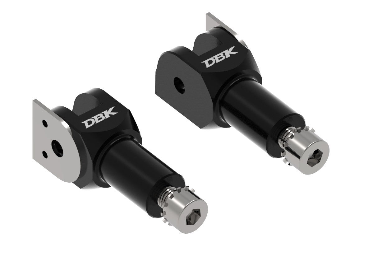 DBK DUCABIKE KPDM02+KAPM11 Ducati Footpegs (passenger; racing version; including adapters) – Accessories in the Motodeal Motorcycle Aftermarket Accessories and Parts Online Shop