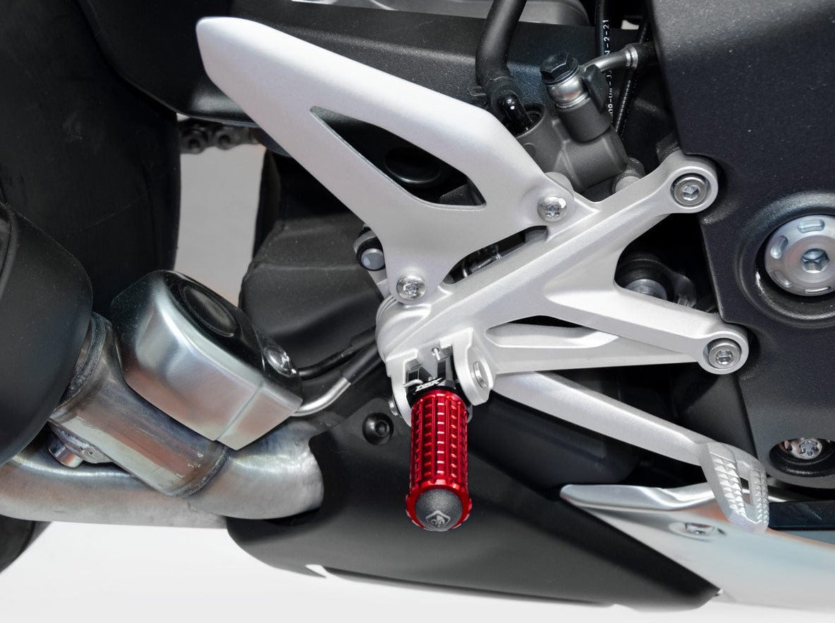 KPDM02 - DBK Triumph Street Triple 765 / Speed Triple 1200 Footpegs (racing) – Accessories in the Motodeal Motorcycle Aftermarket Accessories and Parts Online Shop