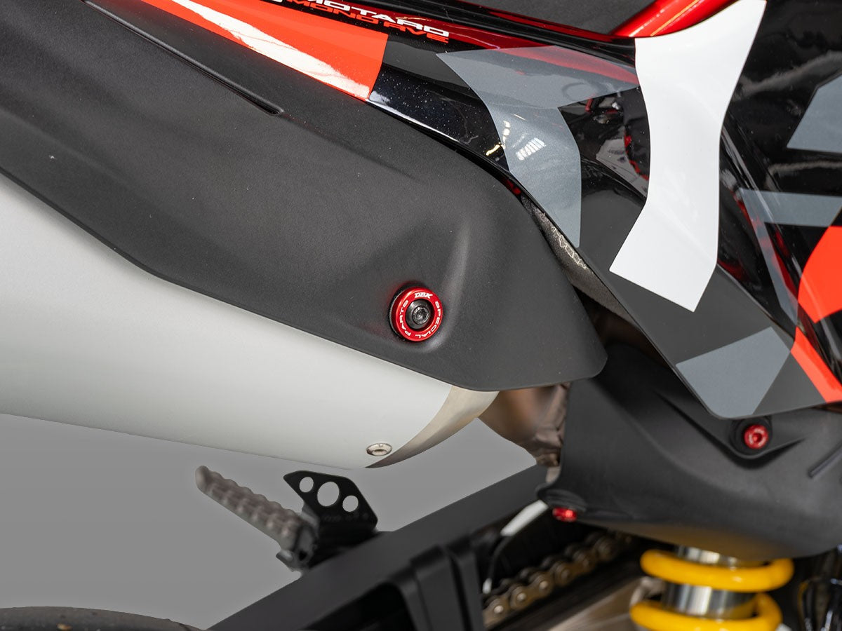 KRND01 - DBK Ducati Hypermotard 698 Mono (2024+) Exhaust Screws Washers Kit – Accessories in the Motodeal Motorcycle Aftermarket Accessories and Parts Online Shop