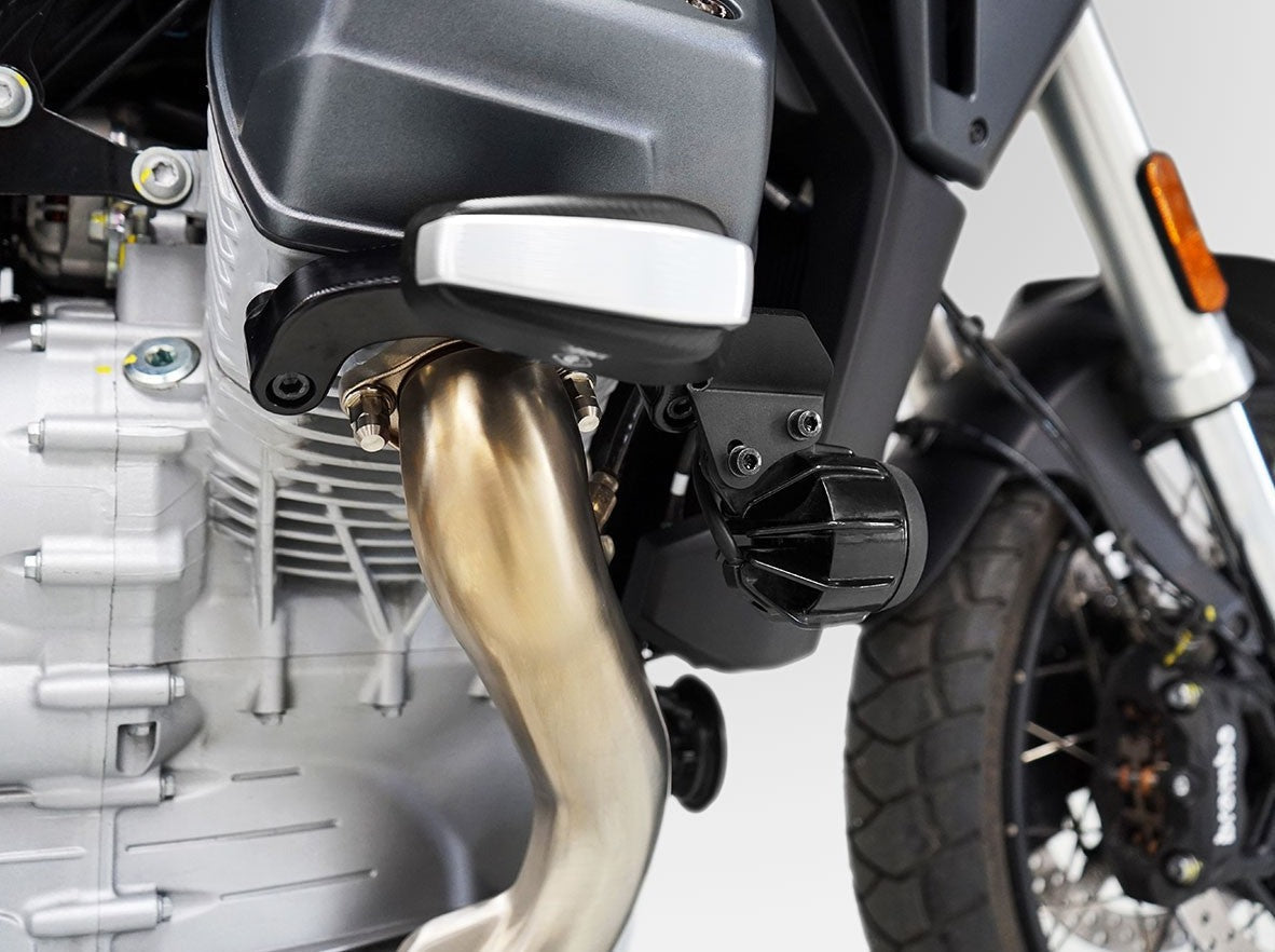 KSFMG01 - DUCABIKE Moto Guzzi V100 / Stelvio Spotlight Bracket Kit – Accessories in the Motodeal Motorcycle Aftermarket Accessories and Parts Online Shop