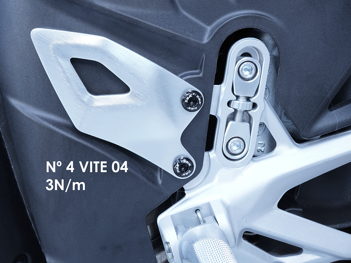 DBK DUCABIKE KVT103 Ducati Panigale V4 Heel Guards Screws Kit – Accessories in the Motodeal Motorcycle Aftermarket Accessories and Parts Online Shop