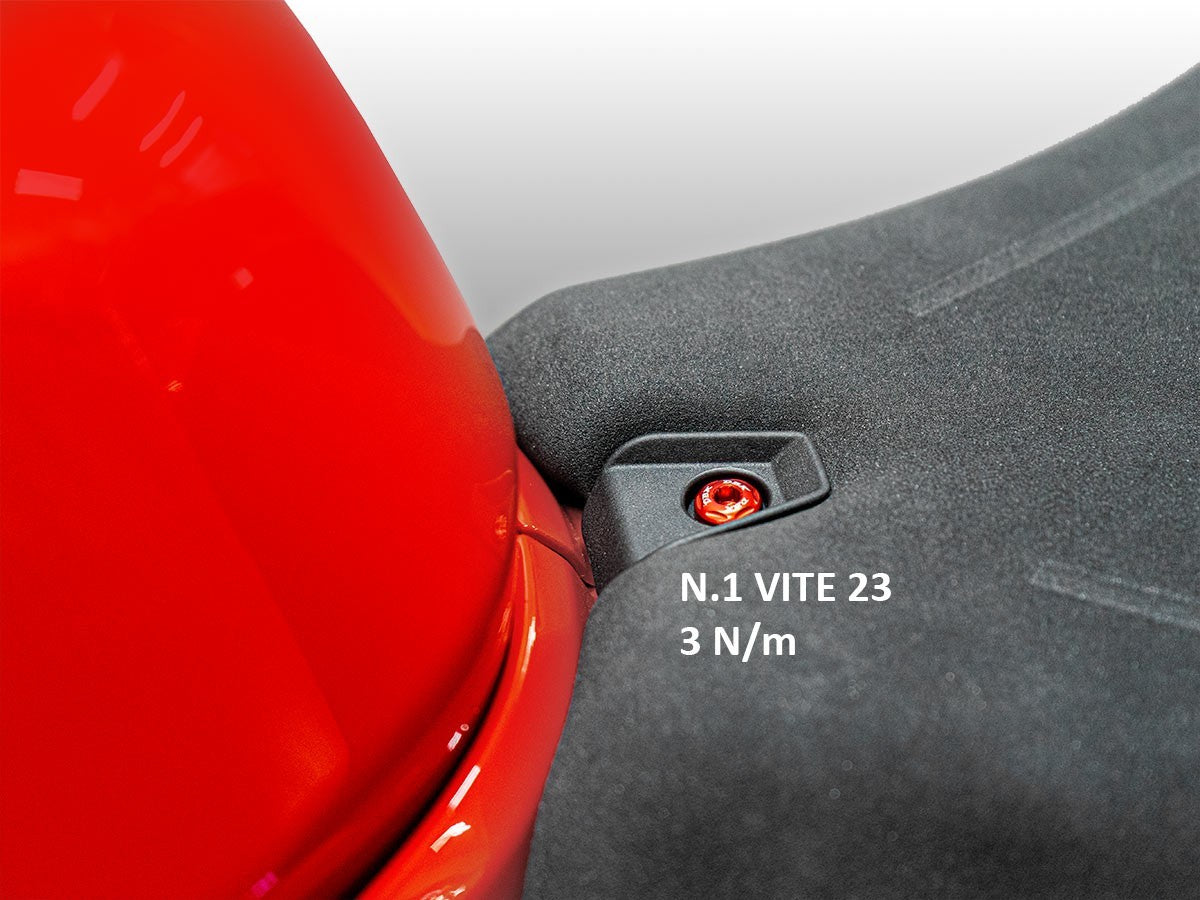 DBK DUCABIKE KVT105 Ducati Panigale V4 Seat Screw Kit – Accessories in the Motodeal Motorcycle Aftermarket Accessories and Parts Online Shop