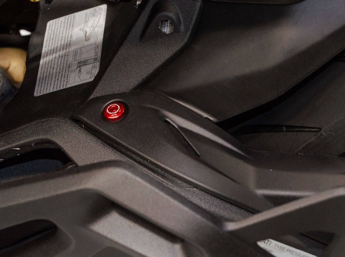 KVT12 - DUCABIKE Ducati Monster 937 (2021+) Rear Fender Screw Kit – Accessories in the Motodeal Motorcycle Aftermarket Accessories and Parts Online Shop