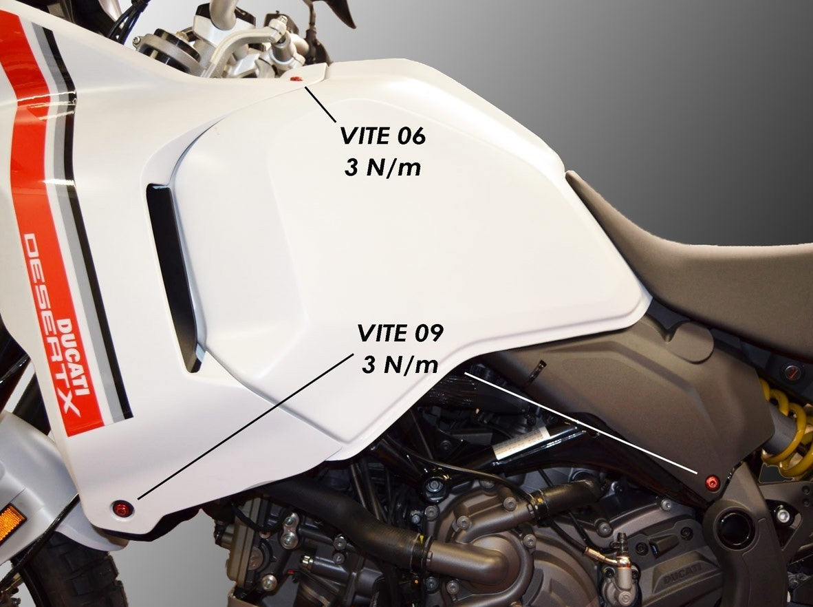 KVT31 - DUCABIKE Ducati DesertX 937 (2022+) Fairing Frame Screw Kit – Accessories in the Motodeal Motorcycle Aftermarket Accessories and Parts Online Shop