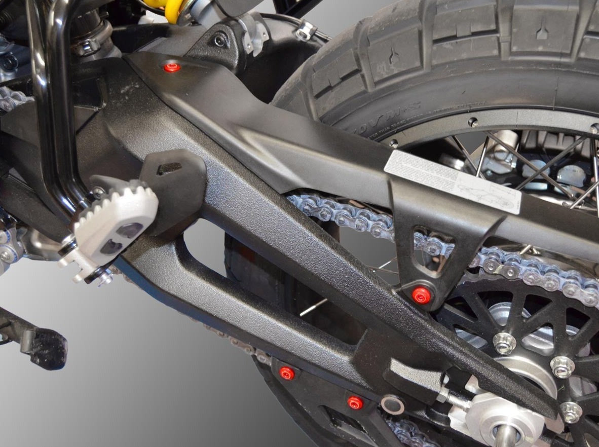 KVT32 - DUCABIKE Ducati DesertX 937 (2022+) Swingarm Screw Kit – Accessories in the Motodeal Motorcycle Aftermarket Accessories and Parts Online Shop