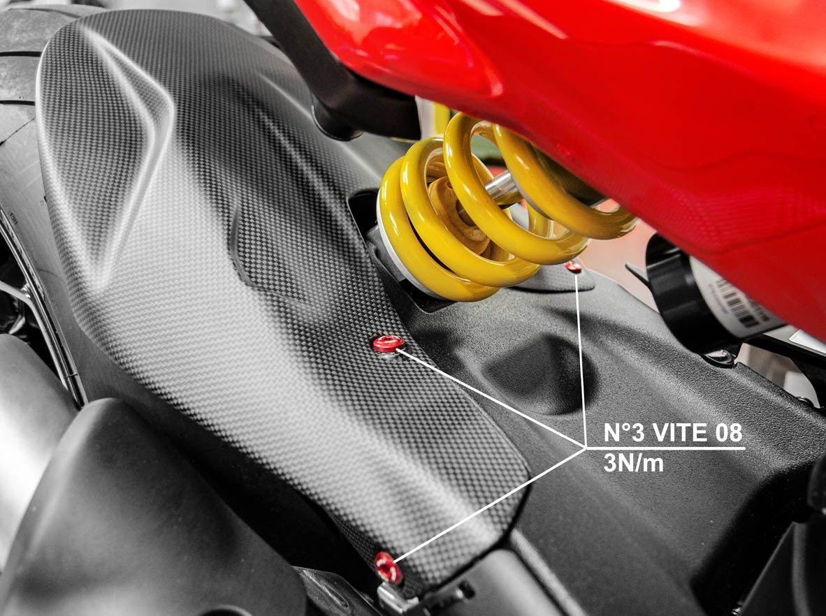 KVT42 - DUCABIKE Ducati Diavel V4 (2023+) Rear Fender Screw Kit – Accessories in the Motodeal Motorcycle Aftermarket Accessories and Parts Online Shop