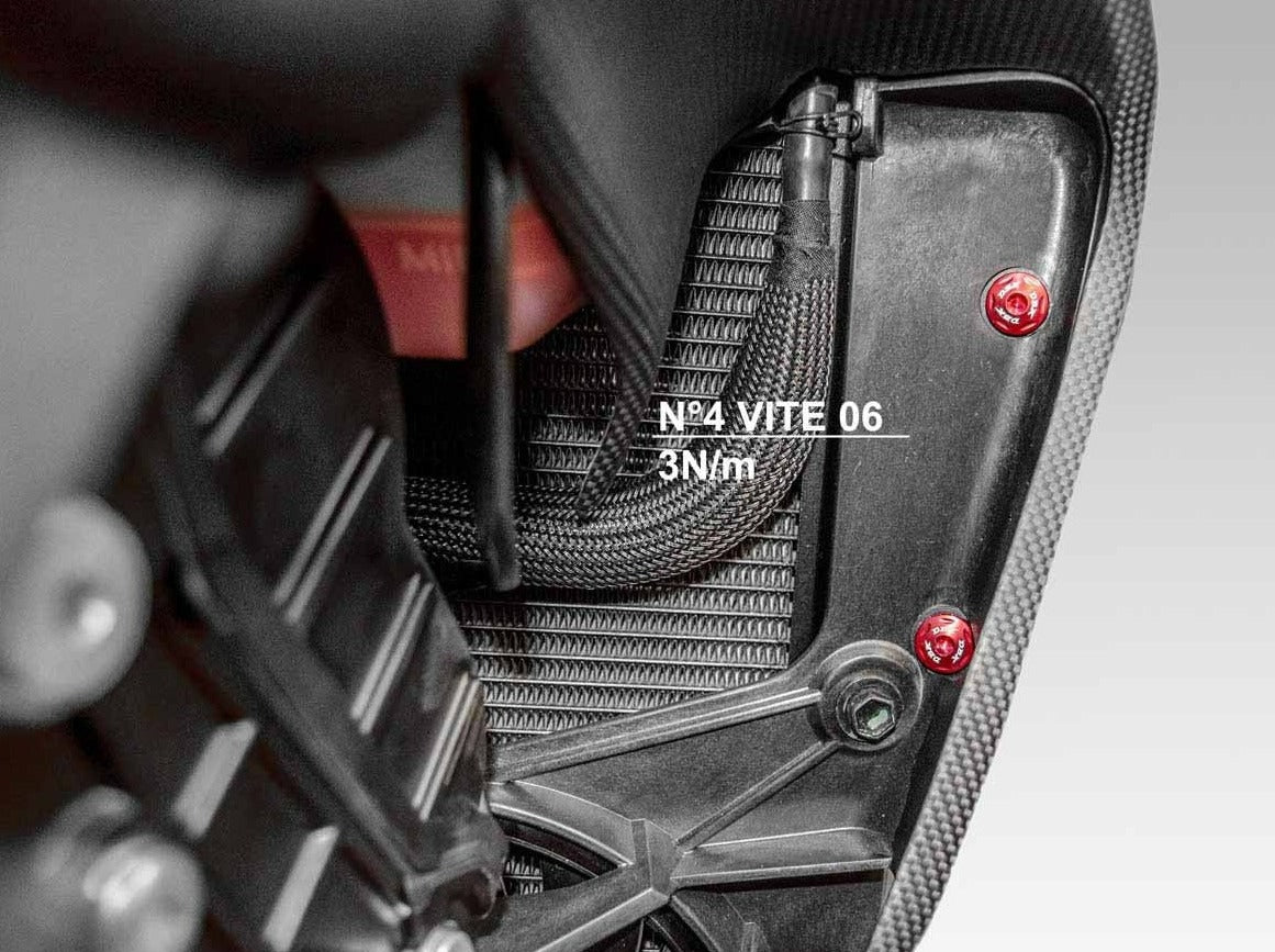 KVT49 - DUCABIKE Ducati Diavel V4 (2023+) Radiator Side Panel Screw Kit – Accessories in the Motodeal Motorcycle Aftermarket Accessories and Parts Online Shop