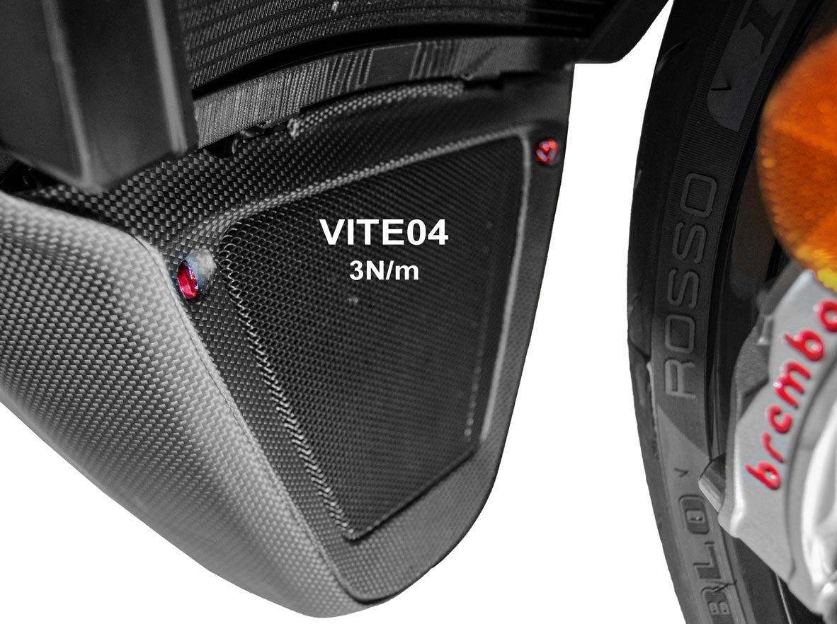 KVT50 - DUCABIKE Ducati Diavel V4 (2023+) Radiator Lower Cover Screw Kit – Accessories in the Motodeal Motorcycle Aftermarket Accessories and Parts Online Shop