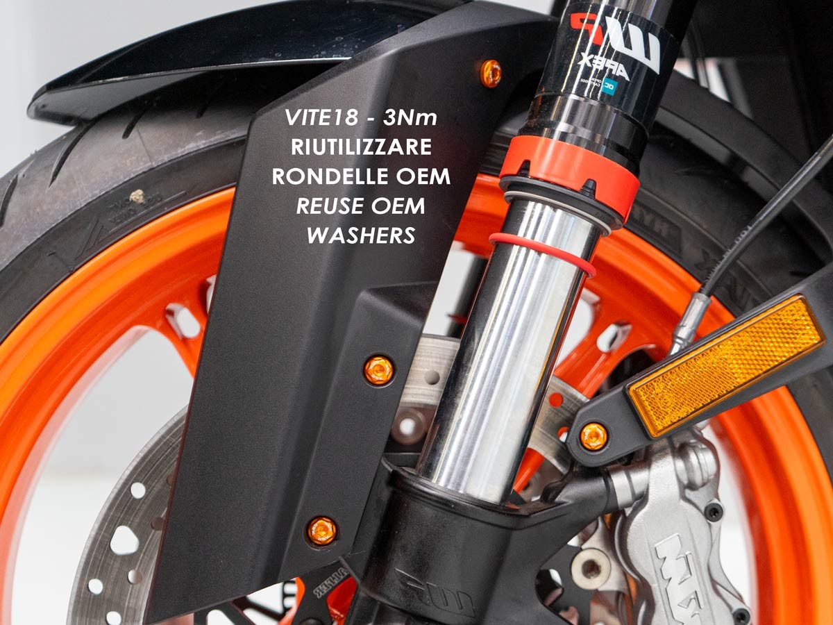 KVT73 - DBK KTM 990 Duke (2024+) Front Fender Screws Kit – Accessories in the Motodeal Motorcycle Aftermarket Accessories and Parts Online Shop