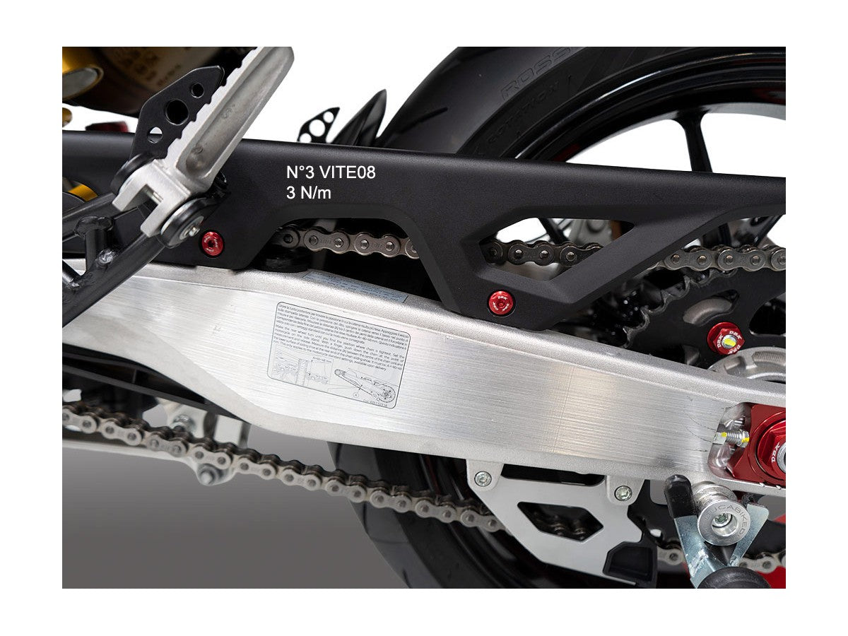 KVT81 - DBK Ducati Hypermotard 698 Mono / RVE (2024+) Chain Guard Screw Kit – Accessories in the Motodeal Motorcycle Aftermarket Accessories and Parts Online Shop