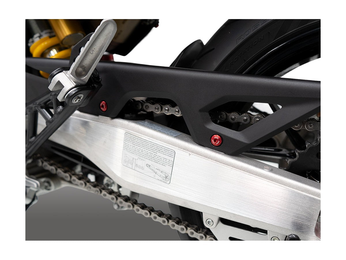 KVT81 - DBK Ducati Hypermotard 698 Mono / RVE (2024+) Chain Guard Screw Kit – Accessories in the Motodeal Motorcycle Aftermarket Accessories and Parts Online Shop