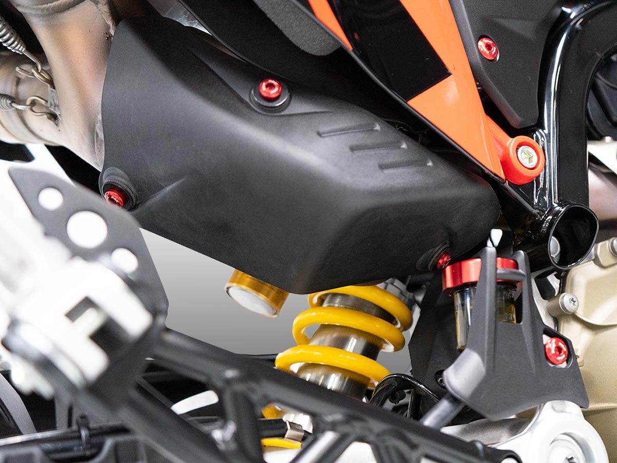 KVT85 - DBK Ducati Hypermotard 698 Mono / RVE (2024+) Heat Guard Screws Kit – Accessories in the Motodeal Motorcycle Aftermarket Accessories and Parts Online Shop