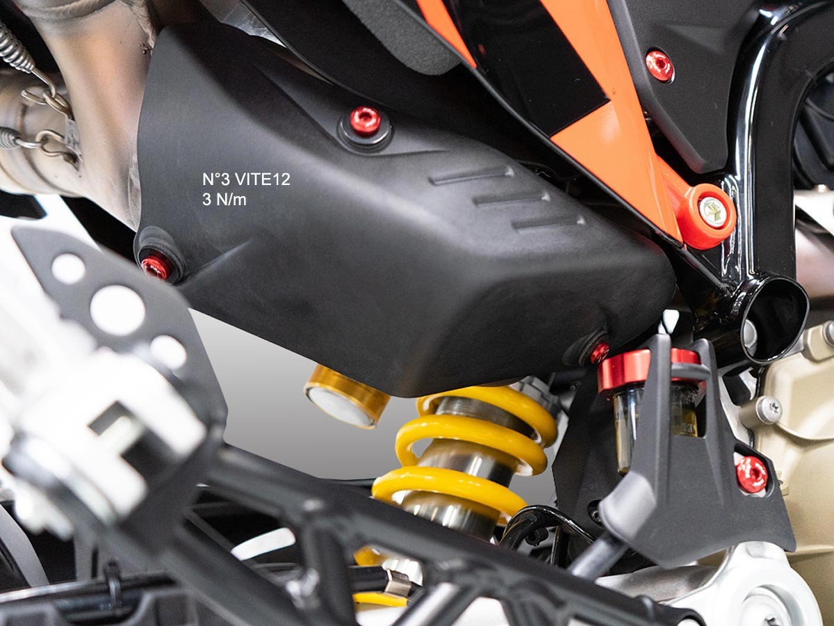 KVT85 - DBK Ducati Hypermotard 698 Mono / RVE (2024+) Heat Guard Screws Kit – Accessories in the Motodeal Motorcycle Aftermarket Accessories and Parts Online Shop