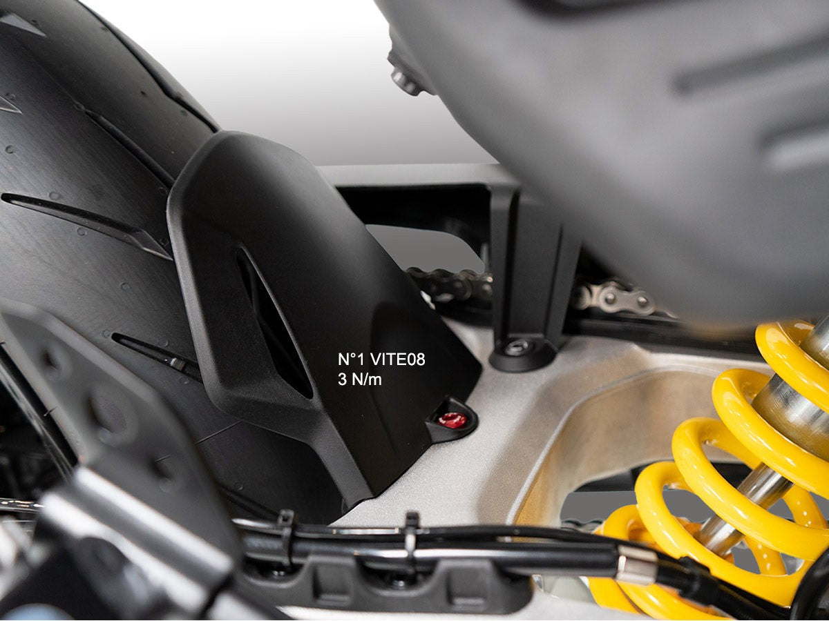 KVT86 - DBK Ducati Hypermotard 698 Mono / RVE (2024+) Rear Hugger Screw Kit – Accessories in the Motodeal Motorcycle Aftermarket Accessories and Parts Online Shop