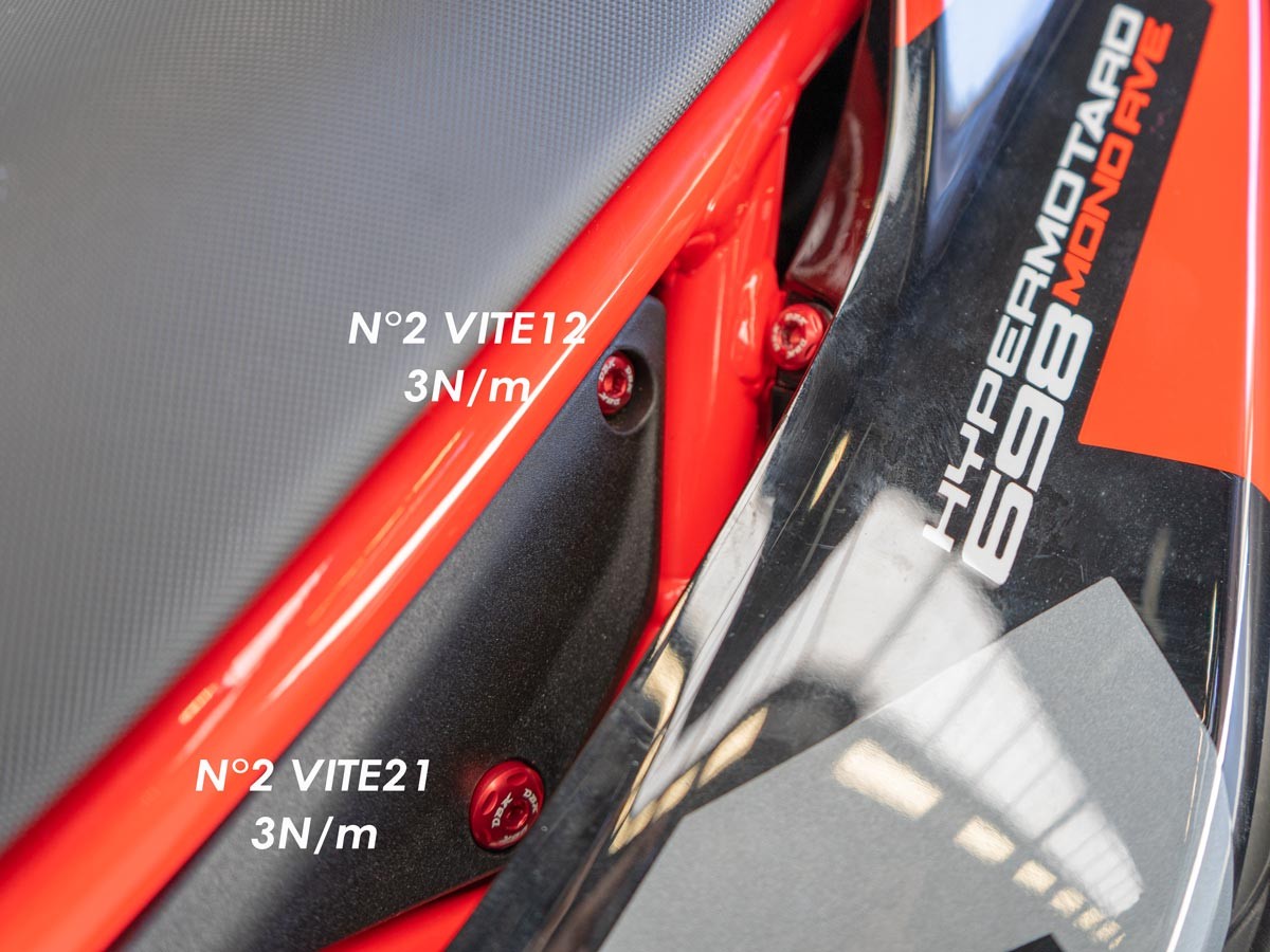 KVT88 - DBK Ducati Hypermotard 698 Mono (2024+) Frame Panel Screws Kit – Accessories in the Motodeal Motorcycle Aftermarket Accessories and Parts Online Shop