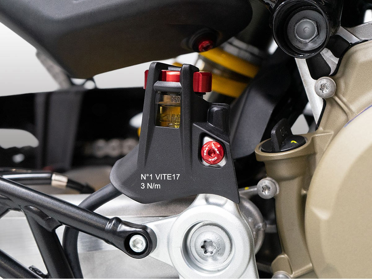 KVT89 - DBK Ducati Hypermotard 698 Mono / RVE (2024+) Rear Brake Oil Reservoir Screw Kit – Accessories in the Motodeal Motorcycle Aftermarket Accessories and Parts Online Shop