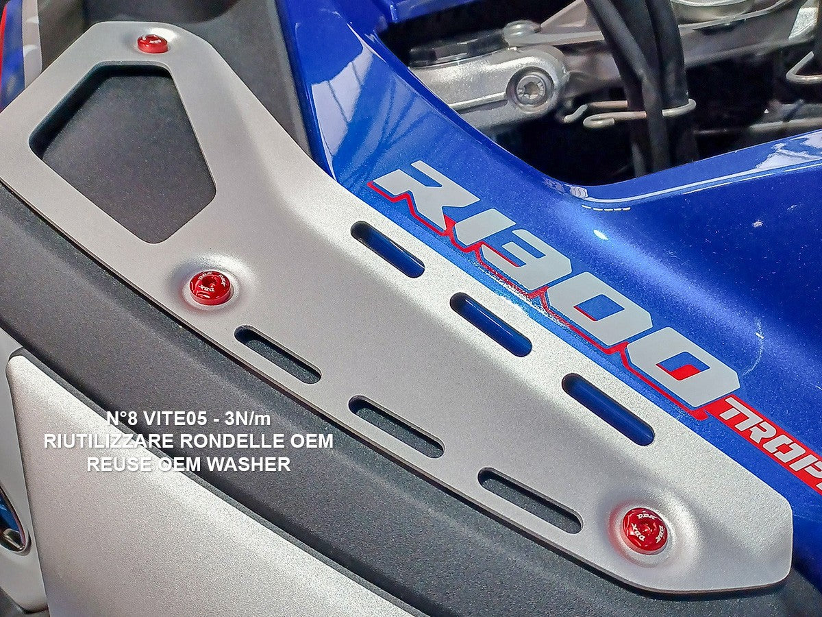 KVT93 - DBK BMW R1300GS Adventure (2024+) Tank Cover Upper Screws Kit – Accessories in the Motodeal Motorcycle Aftermarket Accessories and Parts Online Shop