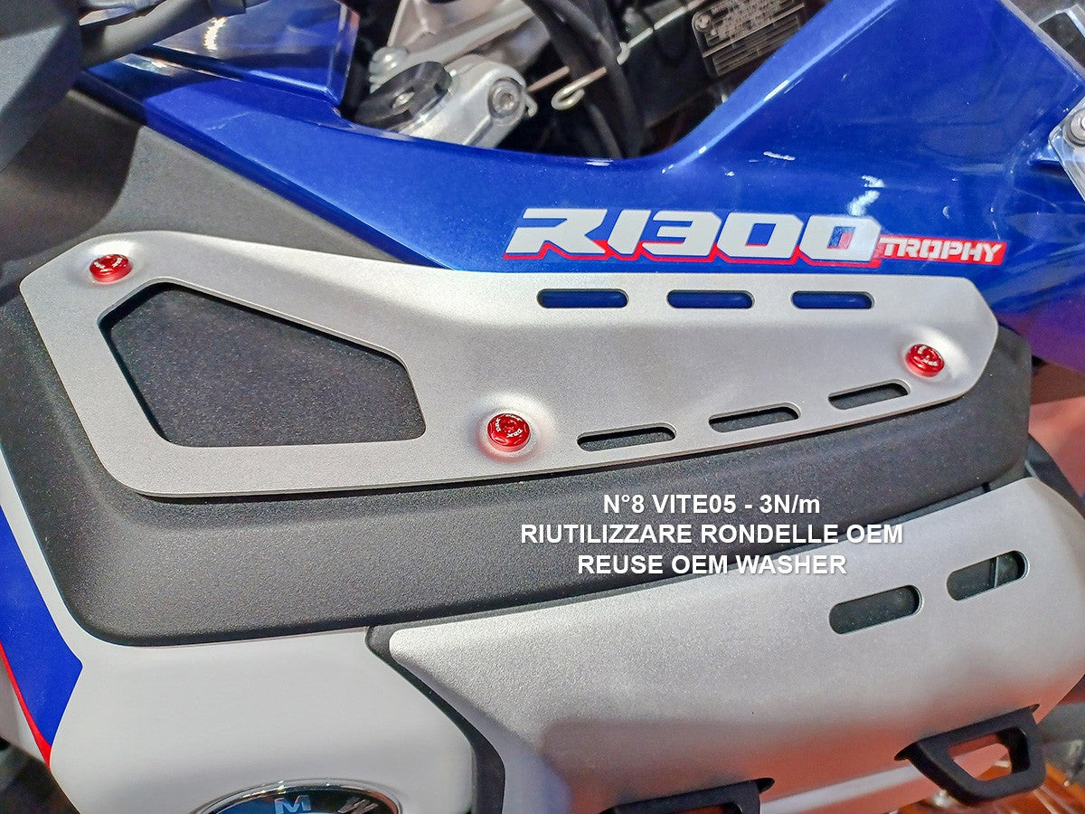 KVT93 - DBK BMW R1300GS Adventure (2024+) Tank Cover Upper Screws Kit – Accessories in the Motodeal Motorcycle Aftermarket Accessories and Parts Online Shop