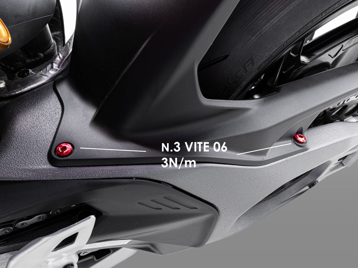 DBK DUCABIKE KVT98 Ducati Panigale V4 Rear Hugger Screws Kit – Accessories in the Motodeal Motorcycle Aftermarket Accessories and Parts Online Shop