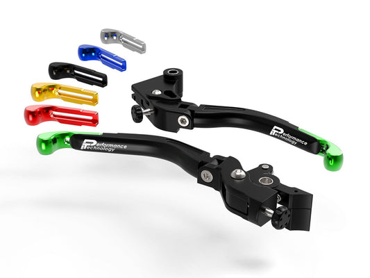 L15 - PERFORMANCE TECHNOLOGY Kawasaki Ninja Handlebar Levers Set "Evo" – Accessories in the Motodeal Motorcycle Aftermarket Accessories and Parts Online Shop