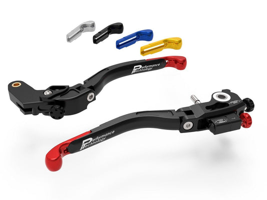 L27 - PERFORMANCE TECHNOLOGY Aprilia RS 660 / RSV4 / Tuono 660 / V4 (2020+) Handlebar Levers "Ultimate" (double adjustable) – Accessories in the Motodeal Motorcycle Aftermarket Accessories and Parts Online Shop