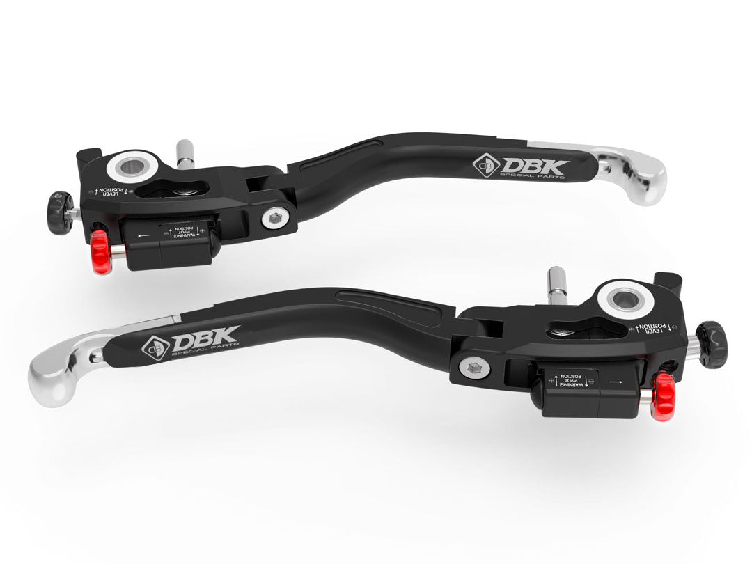 L38 - DBK Moto Guzzi V100 Mandello (2022+) / KTM Superduke 1390 (2024+) Double Adjusable Handlebar Levers "Ultimate" – Accessories in the Motodeal Motorcycle Aftermarket Accessories and Parts Online Shop