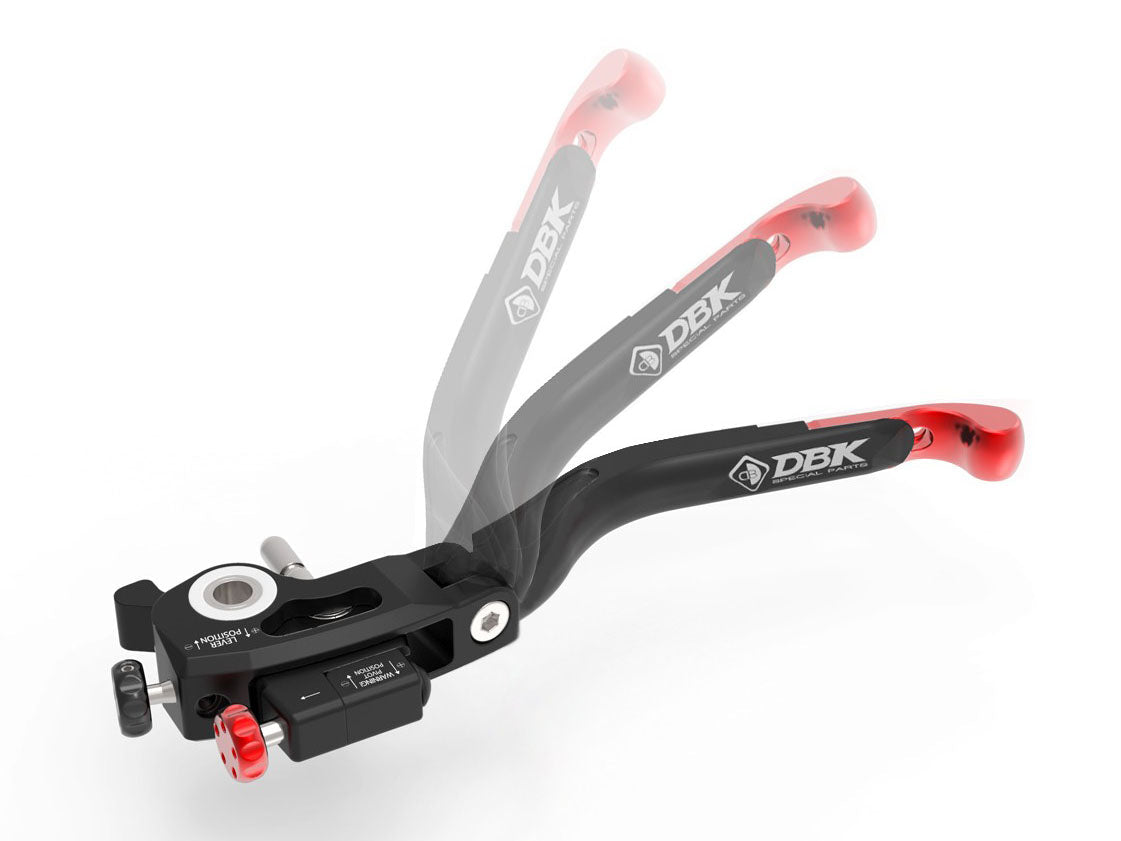 L38 - DBK Moto Guzzi V100 Mandello (2022+) / KTM Superduke 1390 (2024+) Double Adjusable Handlebar Levers "Ultimate" – Accessories in the Motodeal Motorcycle Aftermarket Accessories and Parts Online Shop