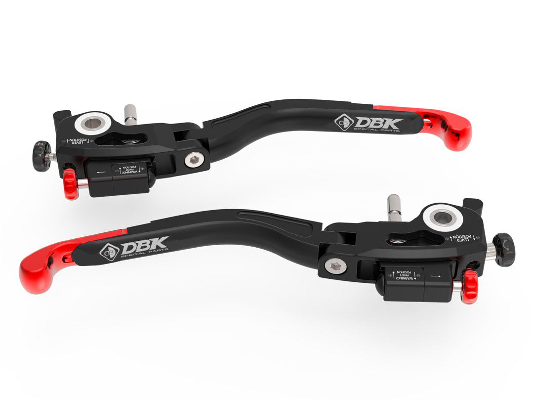 L38 - DBK Moto Guzzi V100 Mandello (2022+) / KTM Superduke 1390 (2024+) Double Adjusable Handlebar Levers "Ultimate" – Accessories in the Motodeal Motorcycle Aftermarket Accessories and Parts Online Shop