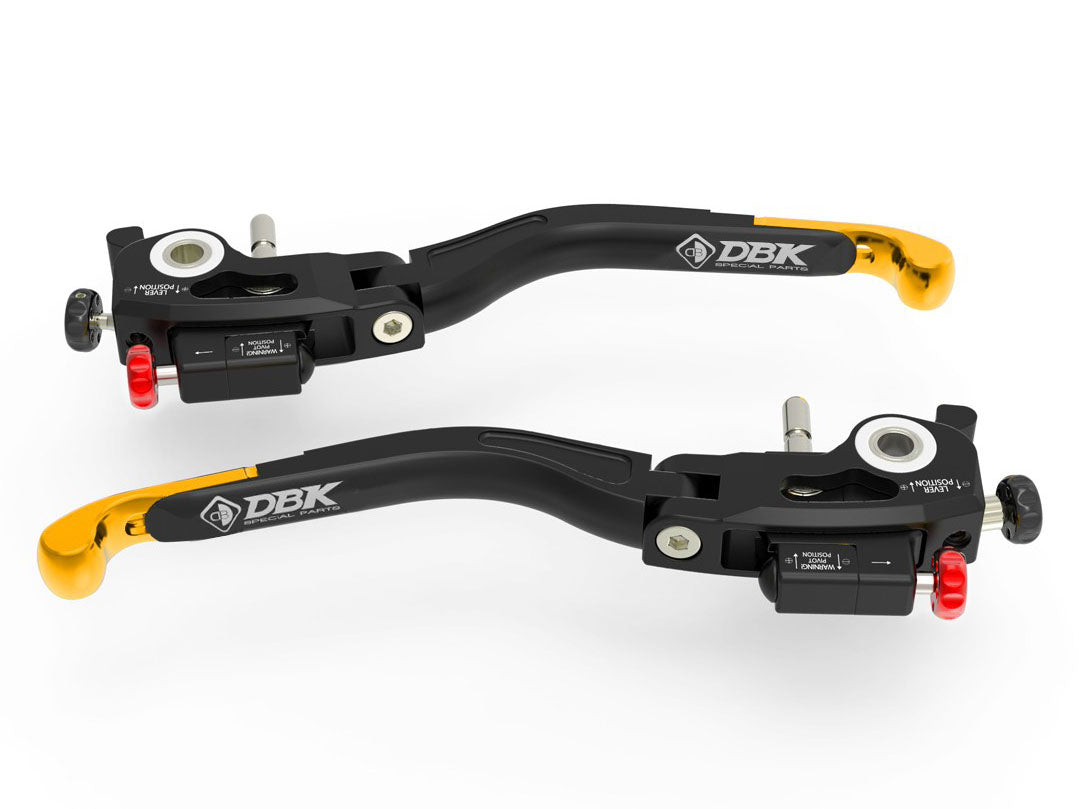 L38 - DBK Moto Guzzi V100 Mandello (2022+) / KTM Superduke 1390 (2024+) Double Adjusable Handlebar Levers "Ultimate" – Accessories in the Motodeal Motorcycle Aftermarket Accessories and Parts Online Shop