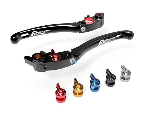 LE01 - PERFORMANCE TECHNOLOGY Ducati / Aprilia Handlebar Levers "Eco GP 1" (adjustable) – Accessories in the Motodeal Motorcycle Aftermarket Accessories and Parts Online Shop