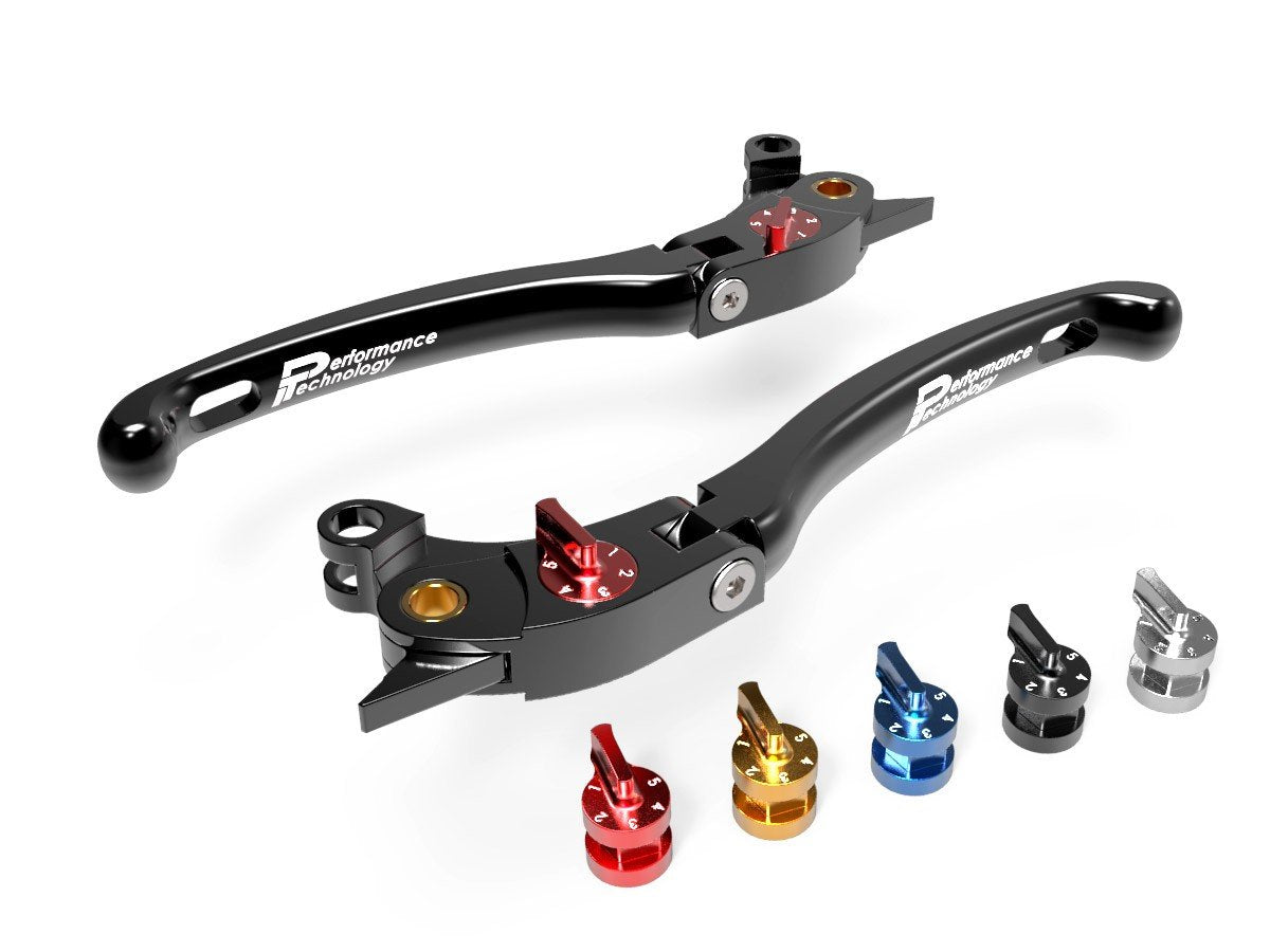 LE02 - PERFORMANCE TECHNOLOGY Ducati / Aprilia "Eco GP 1" Adjustable Handlebar Levers – Accessories in the Motodeal Motorcycle Aftermarket Accessories and Parts Online Shop