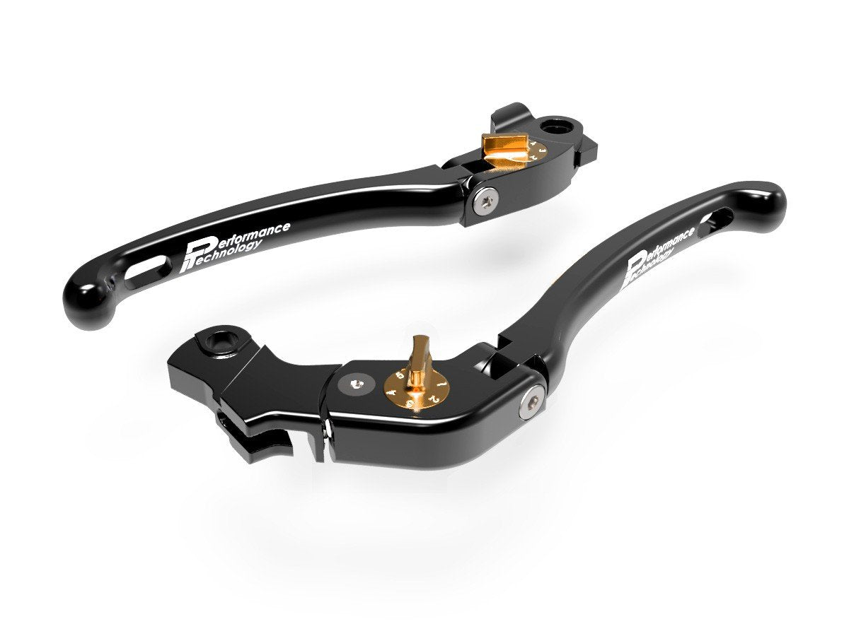 LE04 - PERFORMANCE TECHNOLOGY Ducati Adjustable Handlebar Levers "Eco GP 1" – Accessories in the Motodeal Motorcycle Aftermarket Accessories and Parts Online Shop