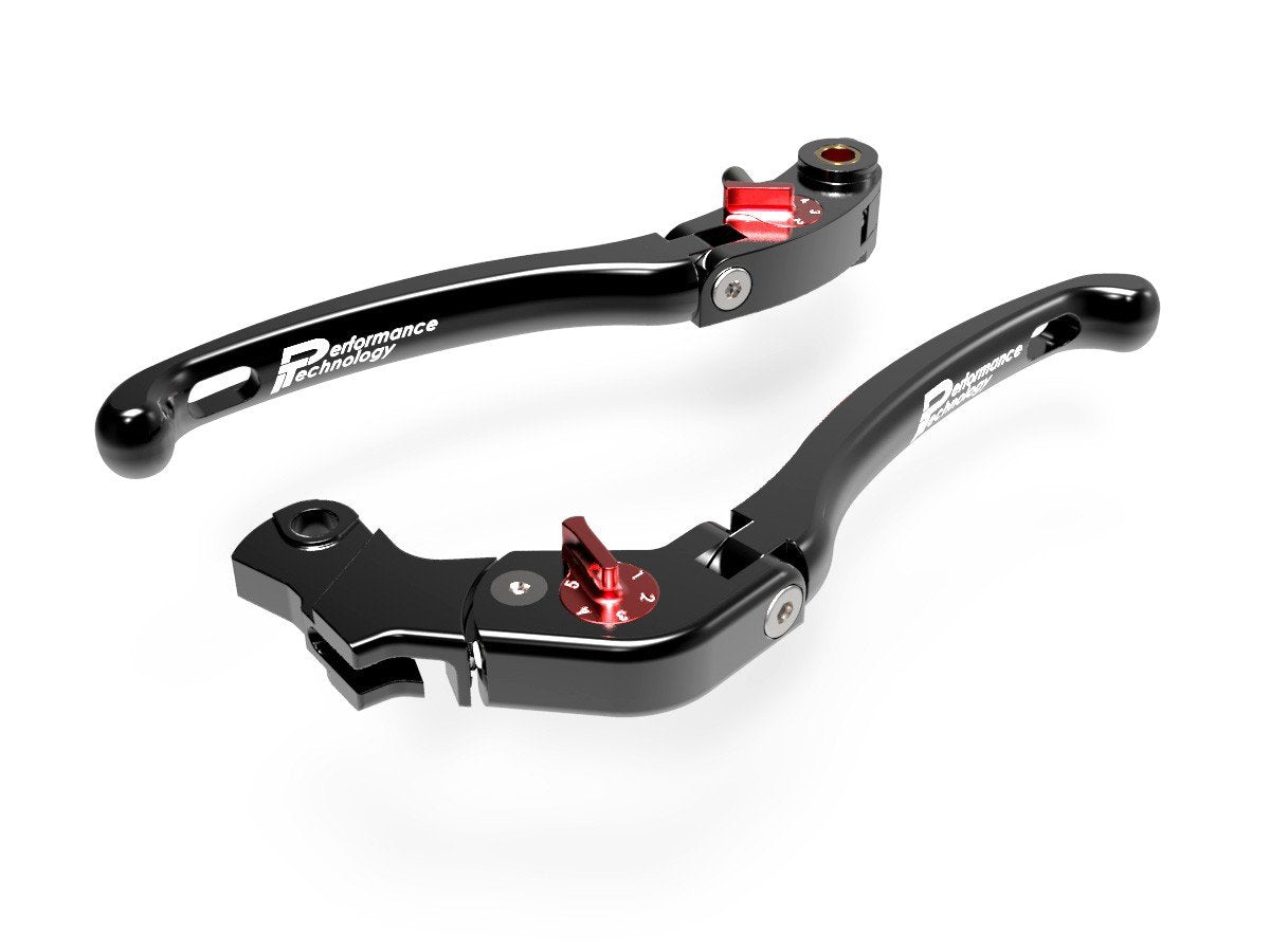 LE05 - PERFORMANCE TECHNOLOGY Ducati "Eco GP 1" Adjustable Handlebar Levers – Accessories in the Motodeal Motorcycle Aftermarket Accessories and Parts Online Shop