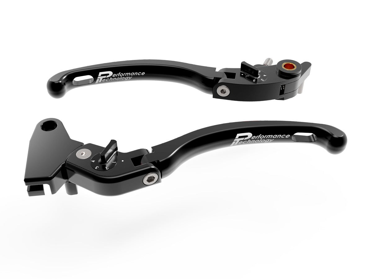 LE14 - PERFORMANCE TECHNOLOGY Triumph Adjustable Handlebar Levers "Eco GP 1" – Accessories in the Motodeal Motorcycle Aftermarket Accessories and Parts Online Shop