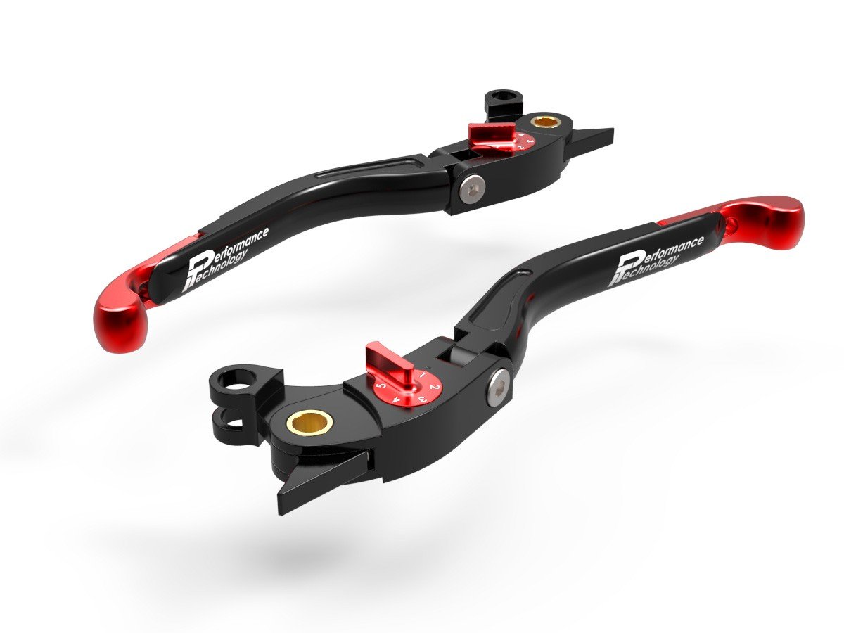 LEA02 - PERFORMANCE TECHNOLOGY Ducati / Aprilia "Eco GP 2" Adjustable Handlebar Levers – Accessories in the Motodeal Motorcycle Aftermarket Accessories and Parts Online Shop