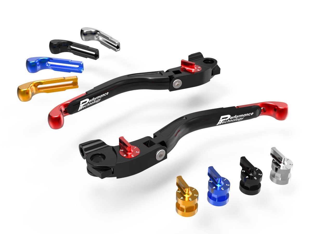 LEA03 - PERFORMANCE TECHNOLOGY Ducati Adjustable Handlebar Levers "Eco GP 2" – Accessories in the Motodeal Motorcycle Aftermarket Accessories and Parts Online Shop