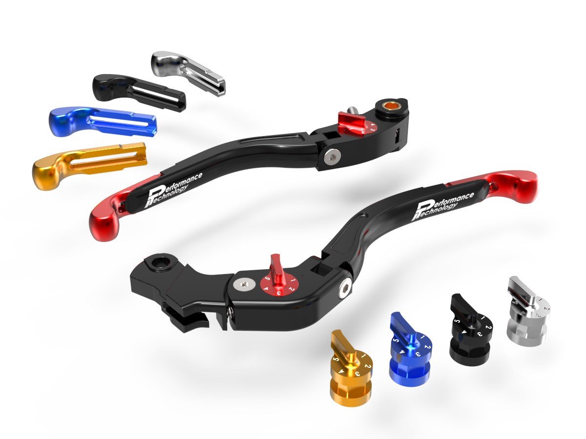 LEA05 - PERFORMANCE TECHNOLOGY Ducati Adjustable Handlebar Levers "Eco GP 2" – Accessories in the Motodeal Motorcycle Aftermarket Accessories and Parts Online Shop