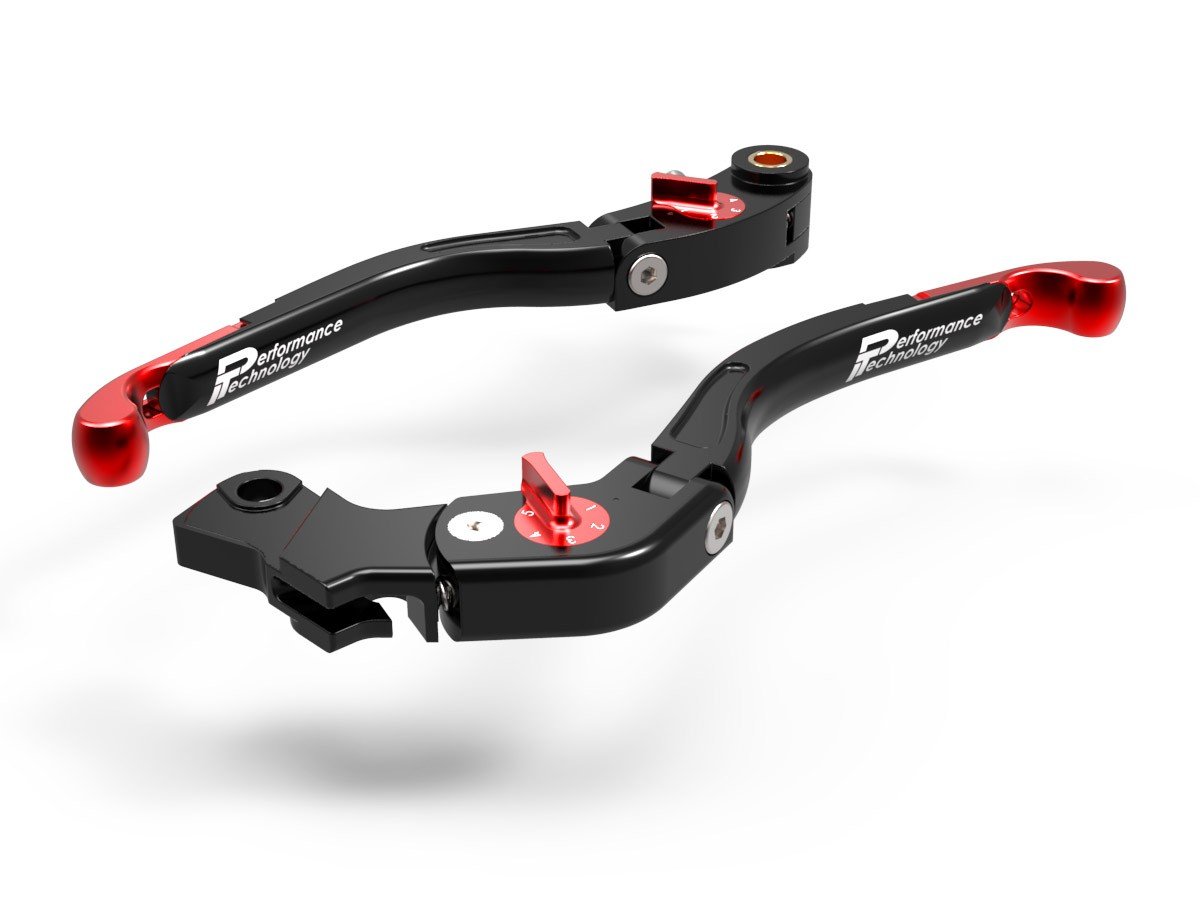 LEA09 - PERFORMANCE TECHNOLOGY Ducati Adjustable Handlebar Levers "Eco GP 2" – Accessories in the Motodeal Motorcycle Aftermarket Accessories and Parts Online Shop