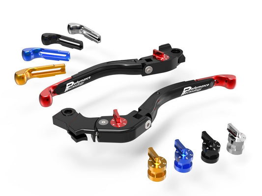 LEA10 - PERFORMANCE TECHNOLOGY Ducati Monster / Scrambler "Eco GP 2" Adjustable Handlebar Levers – Accessories in the Motodeal Motorcycle Aftermarket Accessories and Parts Online Shop