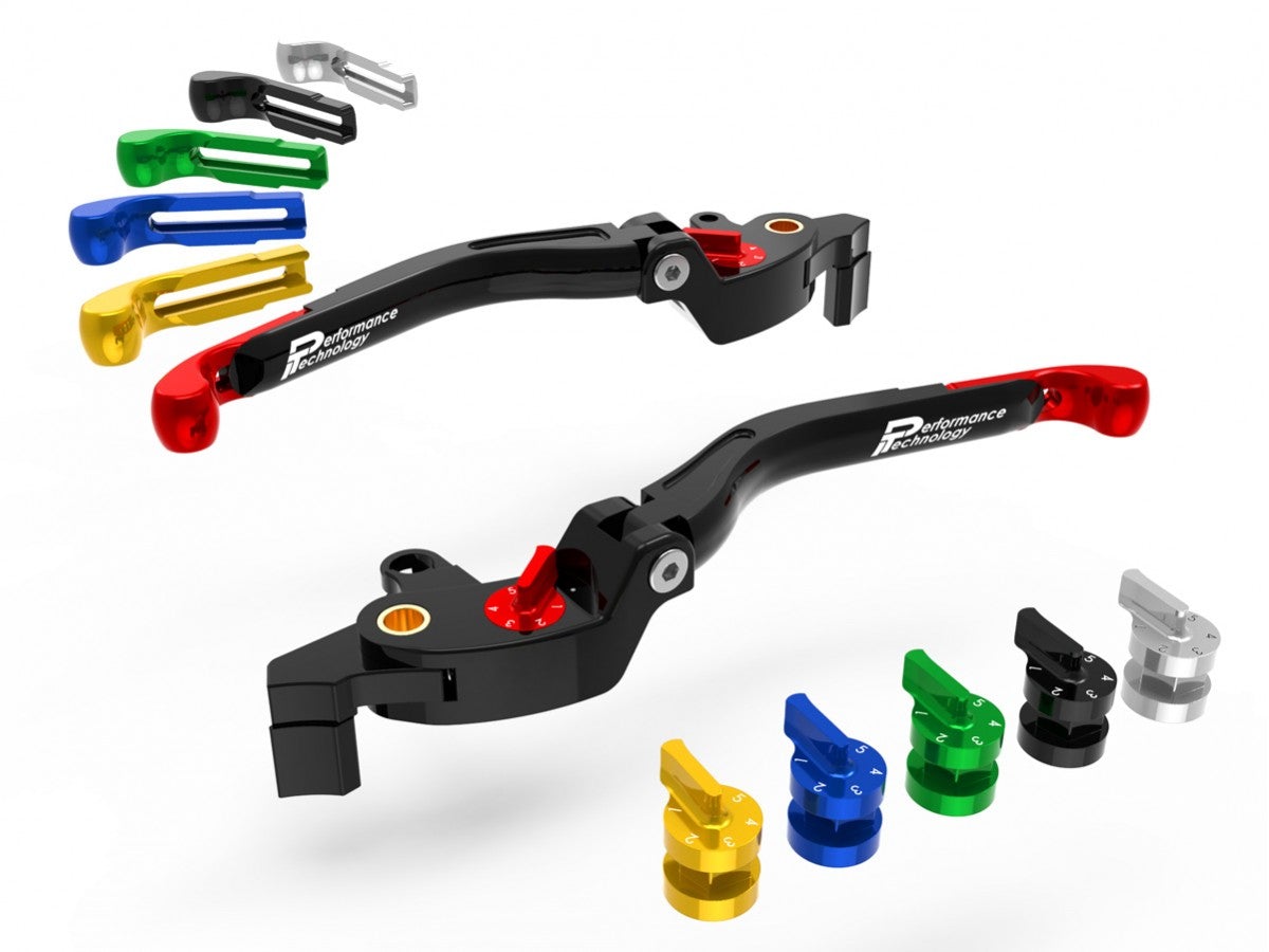 LEA18 - PERFORMANCE TECHNOLOGY MV Agusta Adj. Handlebar Levers "Eco GP 2" – Accessories in the Motodeal Motorcycle Aftermarket Accessories and Parts Online Shop