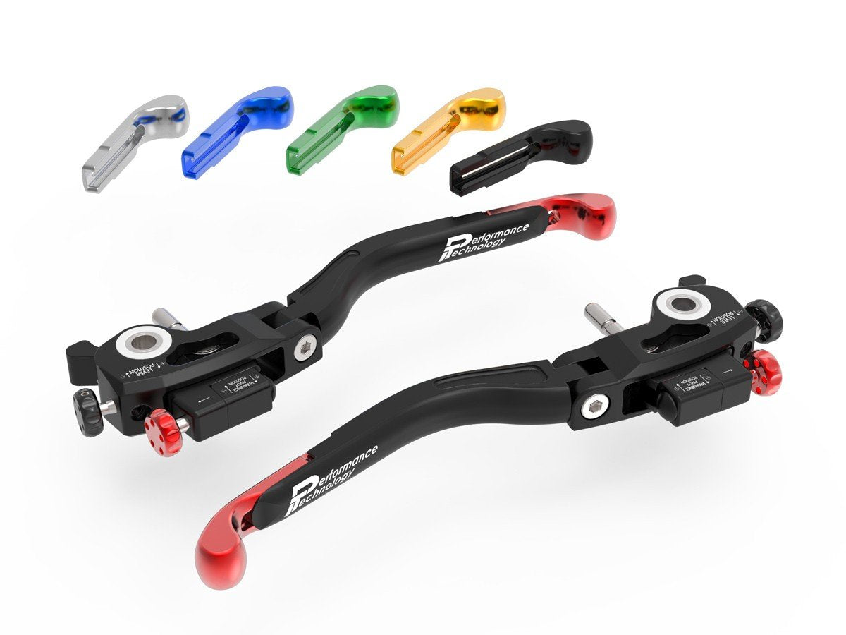 LP01 - PERFORMANCE TECHNOLOGY Ducati Handlebar Levers "Ultimate" (double adjustable) – Accessories in the Motodeal Motorcycle Aftermarket Accessories and Parts Online Shop
