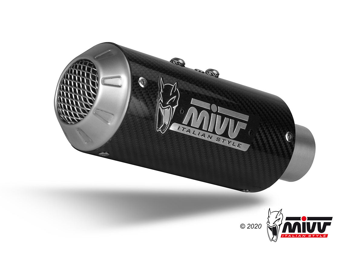 MIVV K.045 KAWASAKI Z900 ( 2017 / 19 ) Slip-on Exhaust "MK3" (carbon; approved) – Accessories in the 2WheelsHero Motorcycle Aftermarket Accessories and Parts Online Shop
