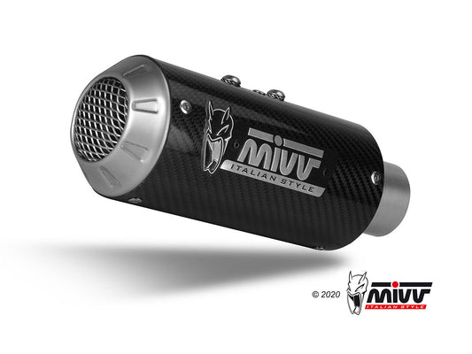 MIVV K.045 KAWASAKI Z900 ( 2017 / 19 ) Slip-on Exhaust "MK3" (carbon; approved) – Accessories in the 2WheelsHero Motorcycle Aftermarket Accessories and Parts Online Shop